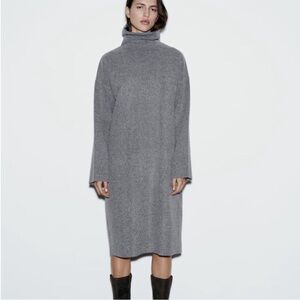 ZARA SOFT MIDI DRESS
